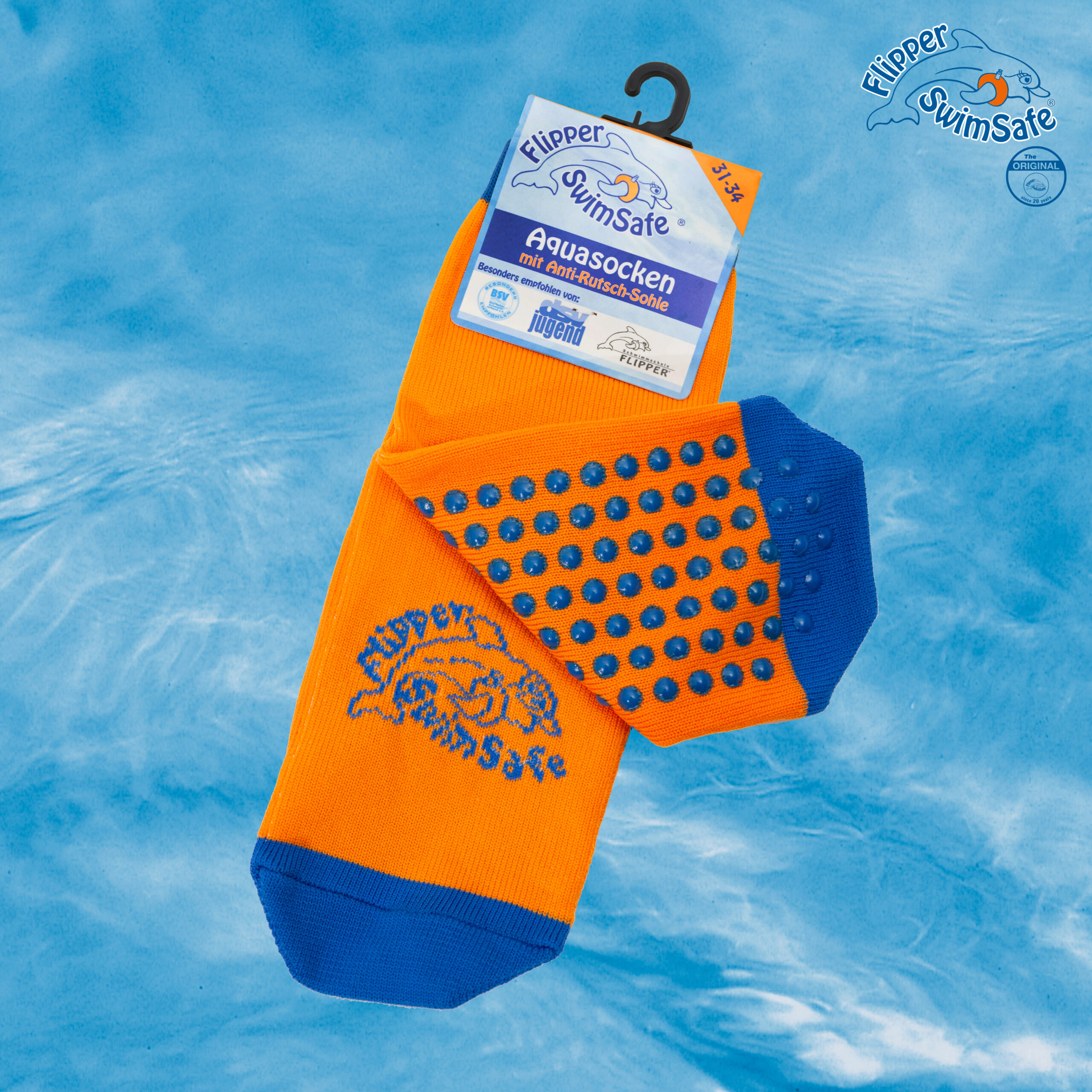 Flipper SwimSafe Aquasocken mit Antirutsch-Sohle – Bild 4