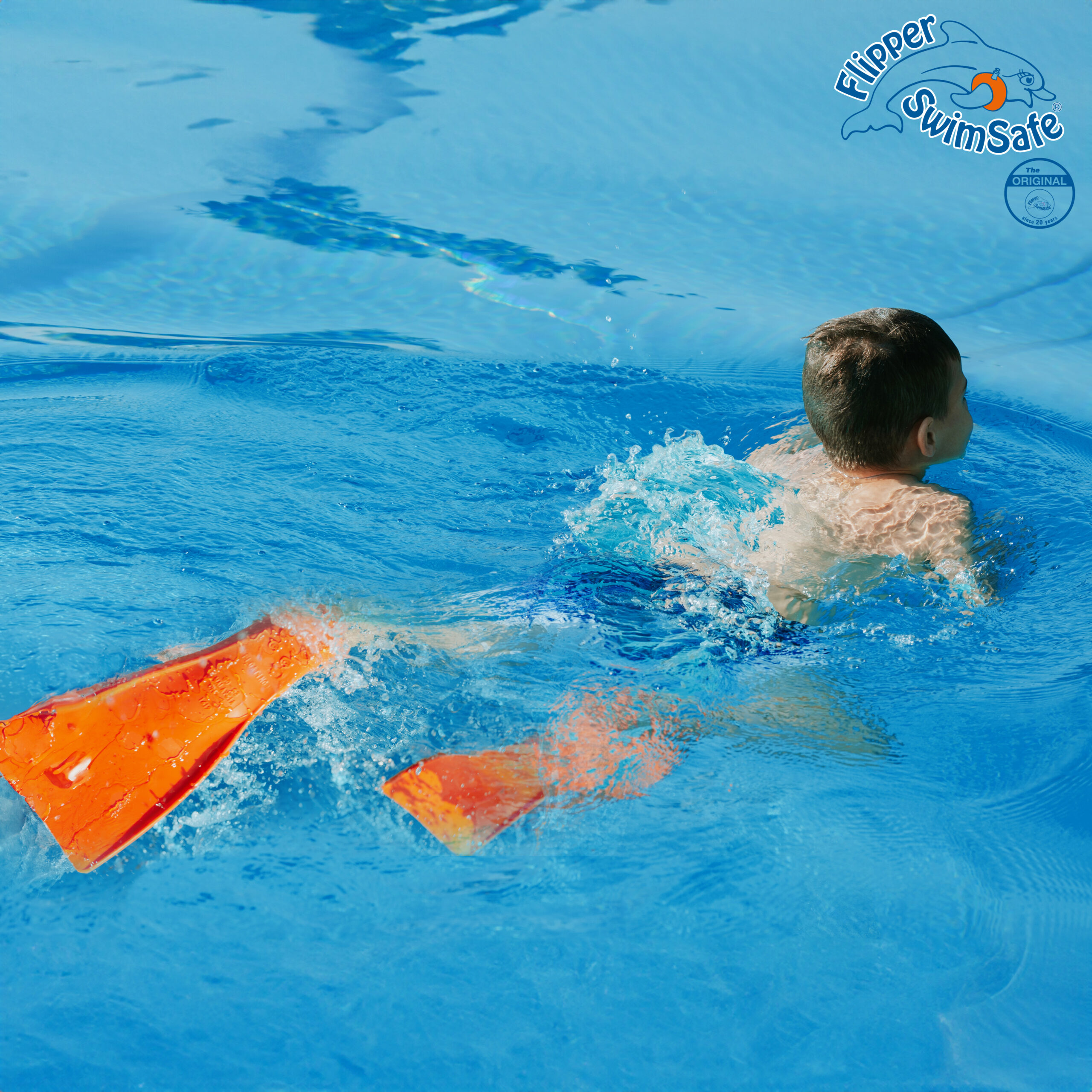 Flipper SwimSafe Schwimmflossen aus Naturkautschuk – Bild 3