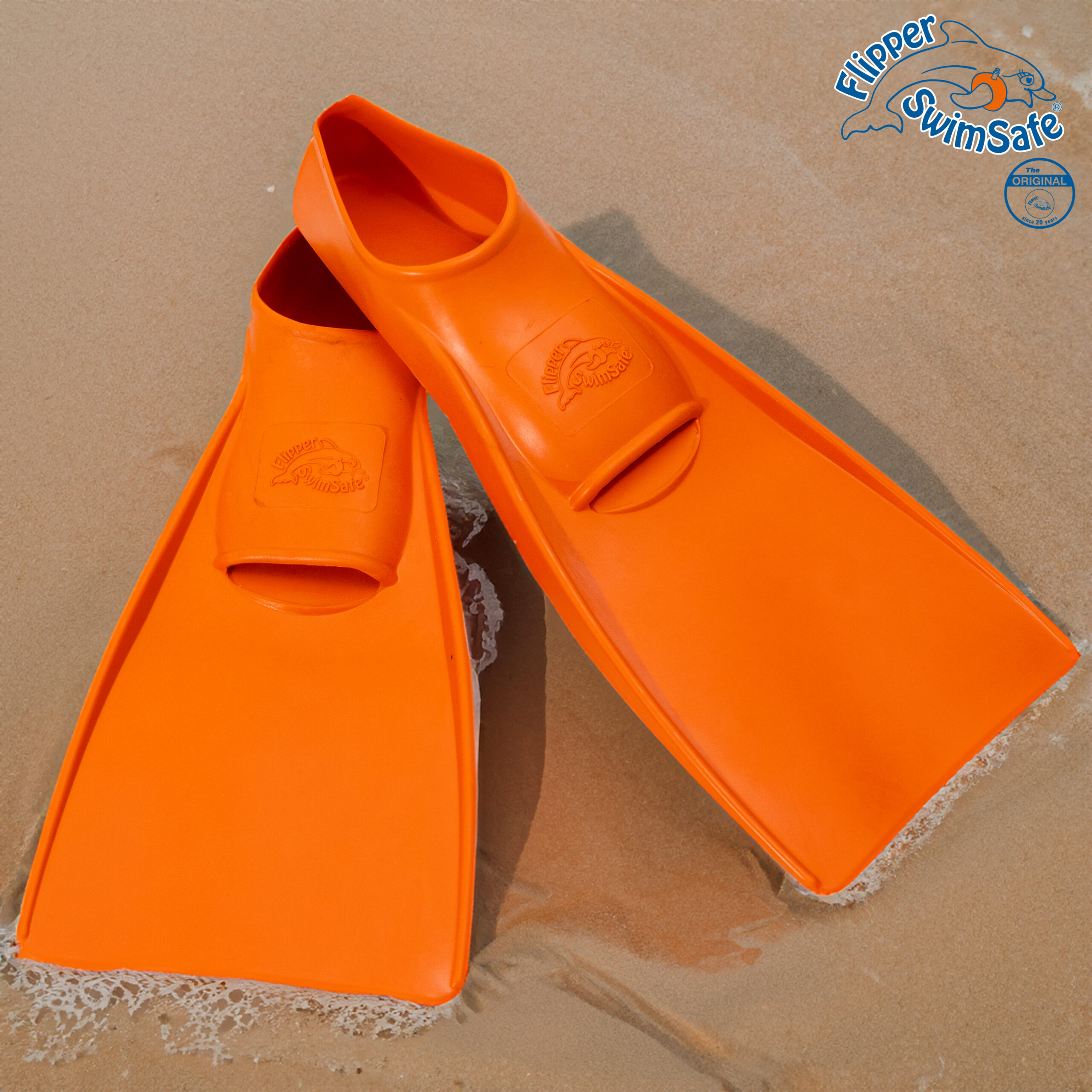 Flipper SwimSafe Schwimmflossen aus Naturkautschuk – Bild 5