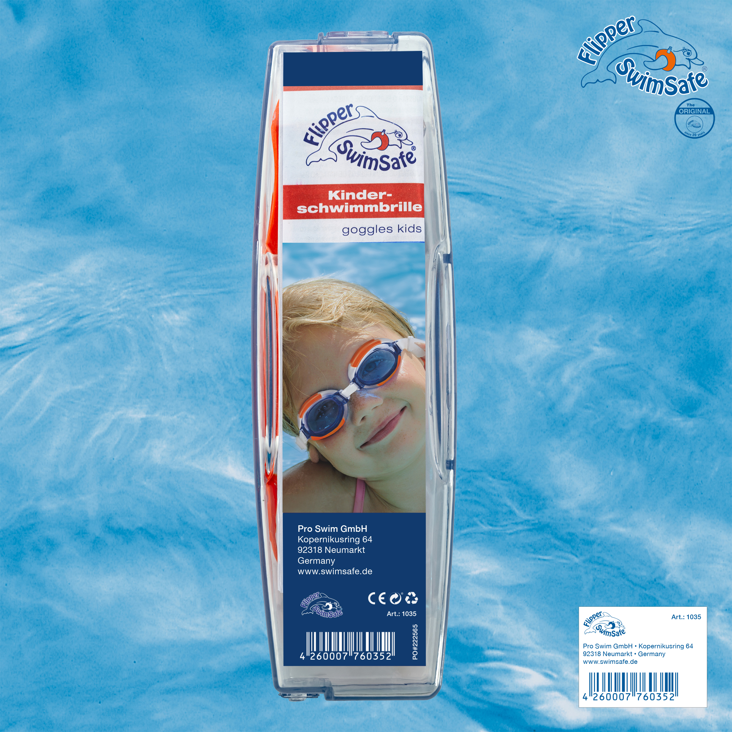 Flipper Swimsafe Kinderschwimmbrille – Bild 9