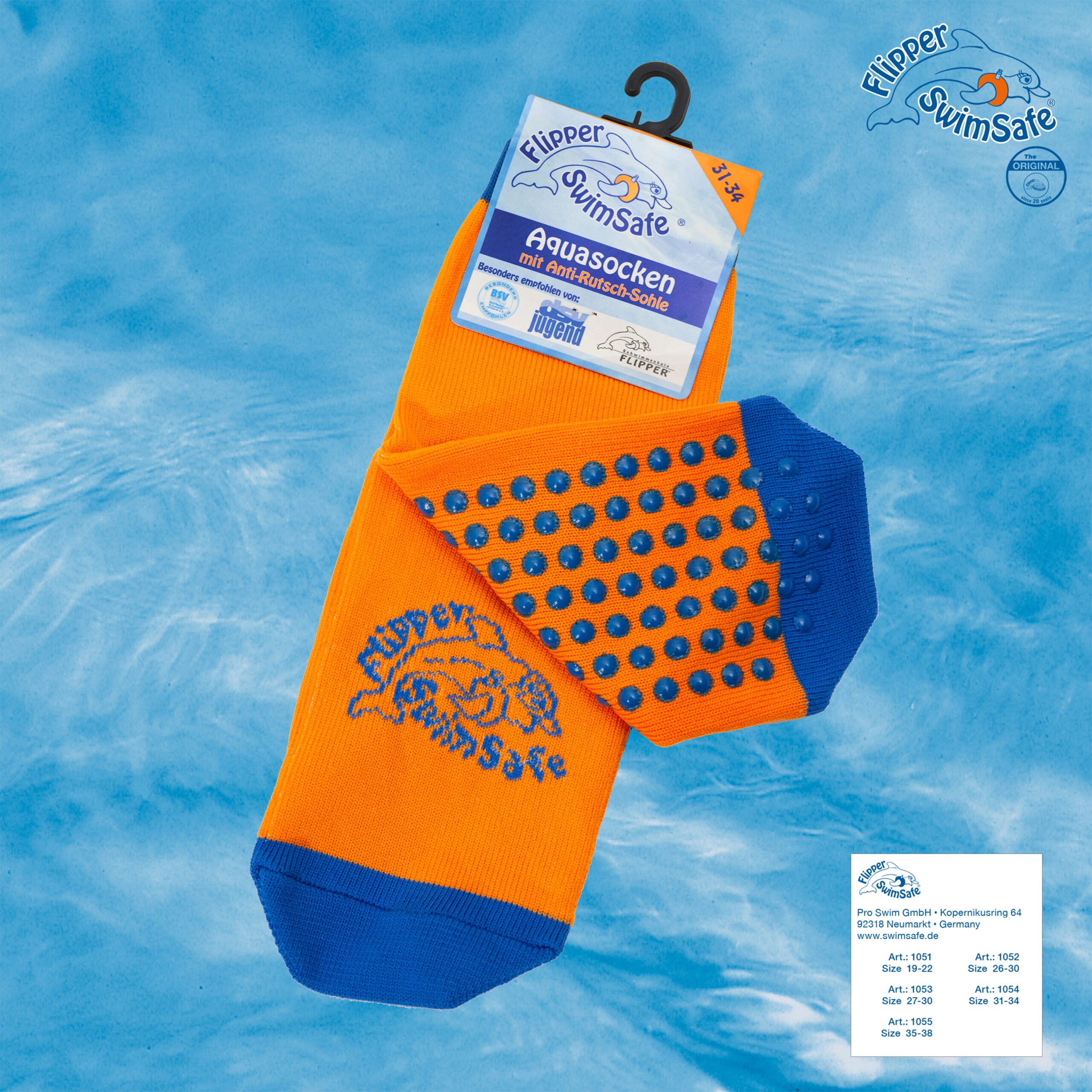 Flipper SwimSafe Aquasocken mit Antirutsch-Sohle – Bild 5