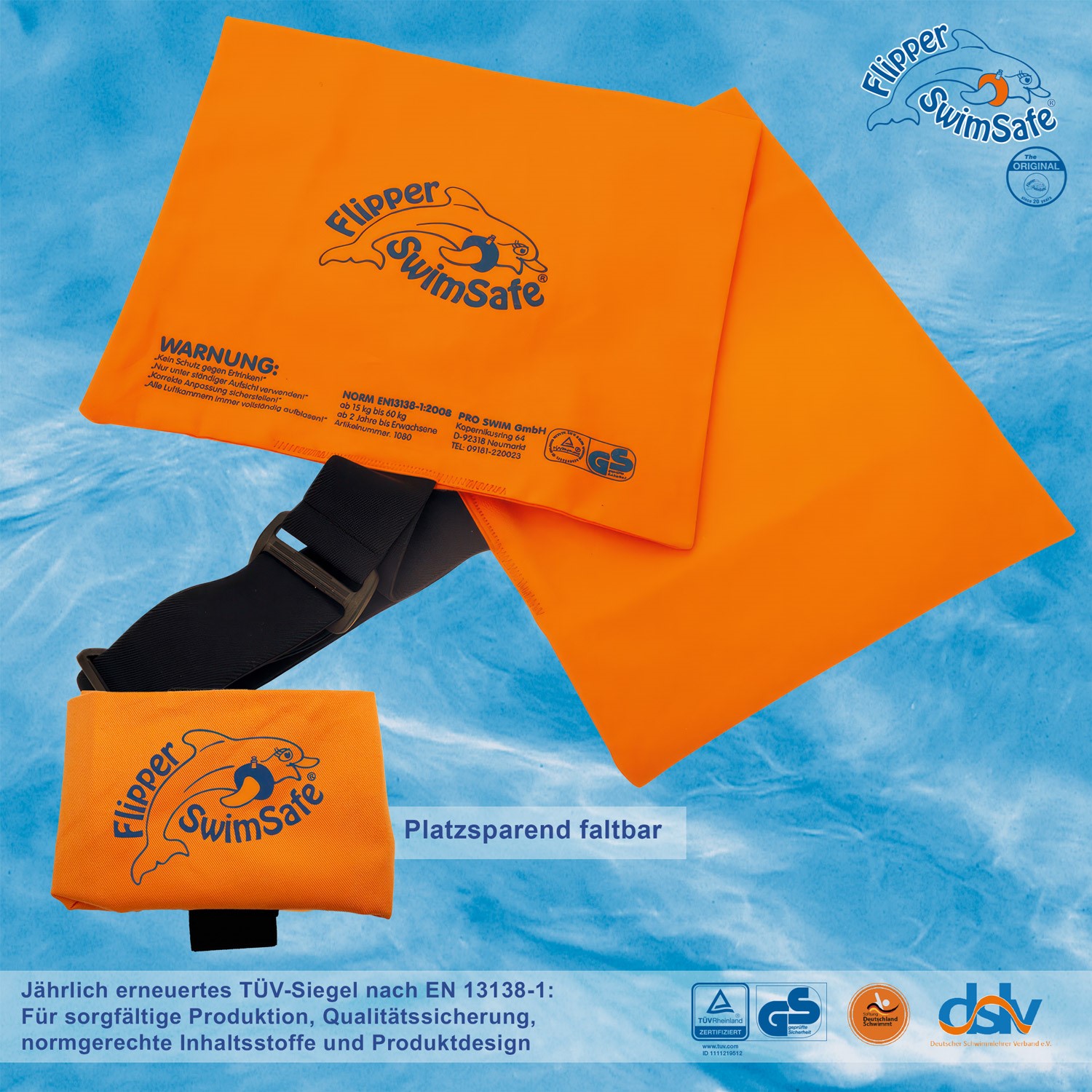 Flipper SwimSafe Schwimmkissen – Bild 3