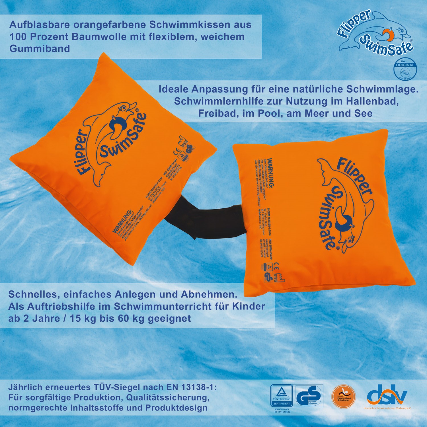 Flipper SwimSafe Schwimmkissen – Bild 8