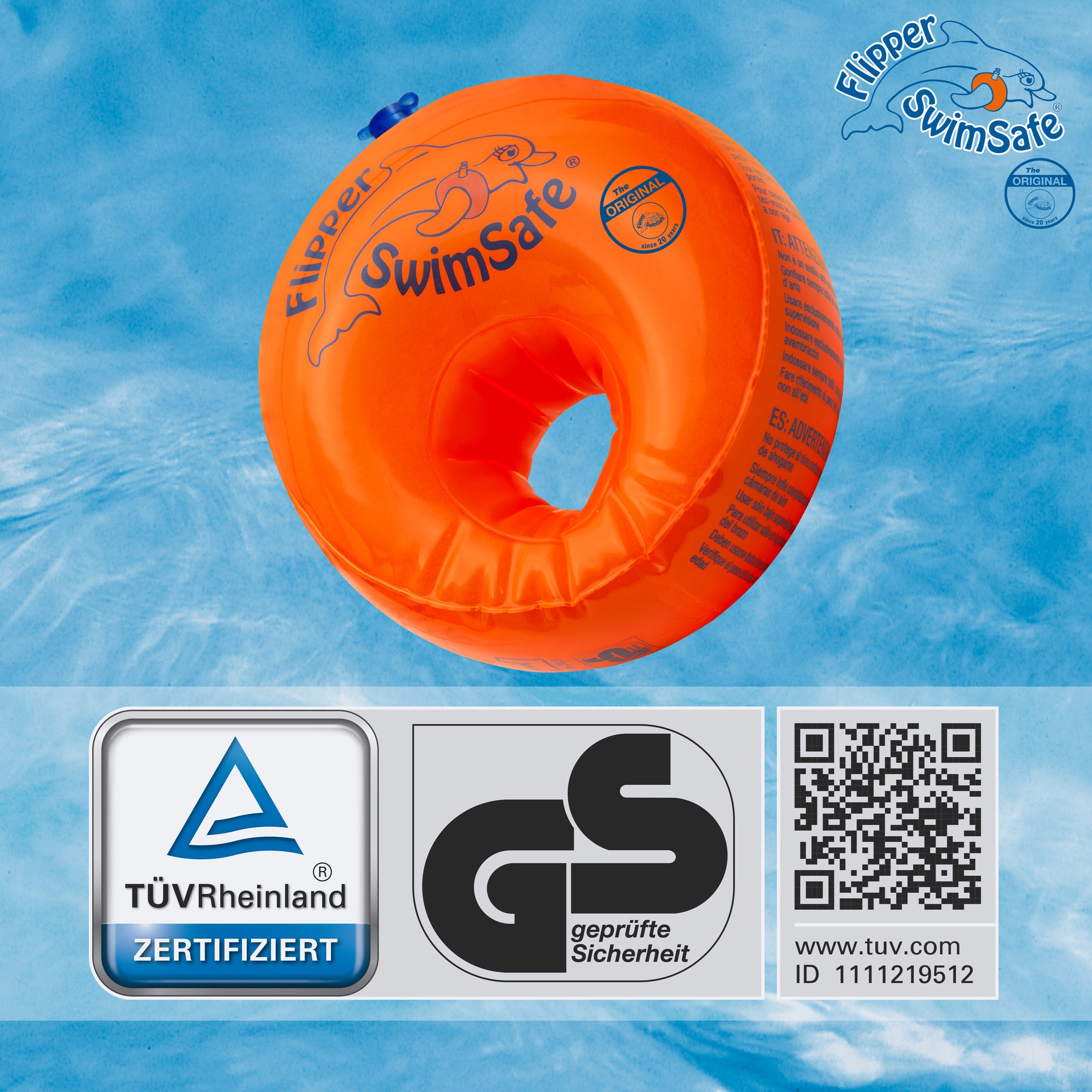 Flipper SwimSafe Ersatzschwimmhilfe – Bild 3